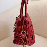 Red Mini Miu Miu Metalassé Bag
