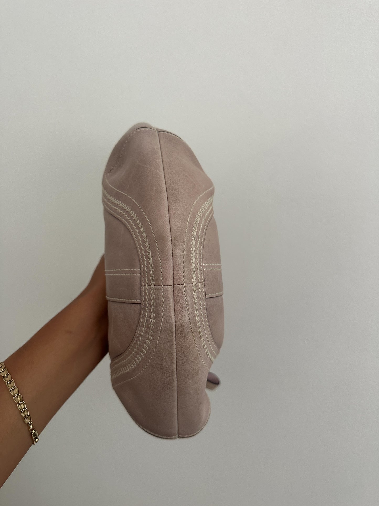 Lilac Coach Mini Hobo Bag