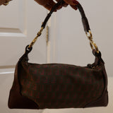 Brown Fendi Zucca Shoulder Bag