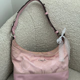 Rare Pink Coach Signature Shoulder Bag