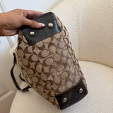 Coach Brown Signature Tote Bag