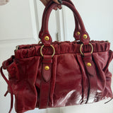 Red Miu Miu Vitello Bag