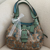 Rare Coach Teal Soho Lynn Bag