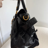 Miu Miu Black Vitello Lux Leather Bag