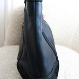 Coach Black Leather Tote Bag