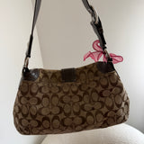 Coach Brown Signature Soho Sufflette Bag