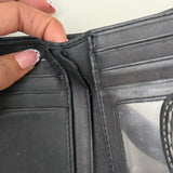 Coach Black Turnlock Wallet/Mini Agenda
