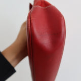 Rare Coach Red Signature Demi Hamptons Bag