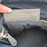 Grey Balenciaga Giant City Bag with Brogue Hardware