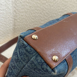 Rare Denim Gucci Abbey Mini Tote Bag