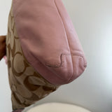 Rare Pink Coach Signature Shoulder Bag