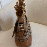 Coach Tan Hamptons Shoulder Bag