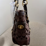 Coach Brown Monogram Tote Bag