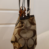 Coach Brown Signature Tote Bag