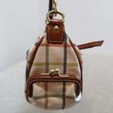 Coach Tattersal Kisslock Top Handle Bag