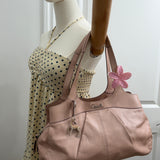 Coach Pastel Pink Leather Lexi Tote Bag