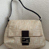 Fendi Signature Beige Mamma Baguette Bag