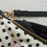 Rare White Miu Miu Polka Dot Spirit Mini Bag