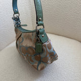 Coach Blue Optic Pochette Bag