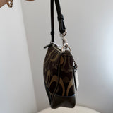 Coach Forest Green Signature Demi Hamptons Bag