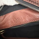 Brown Chloe Betty Leather Shoulder bag