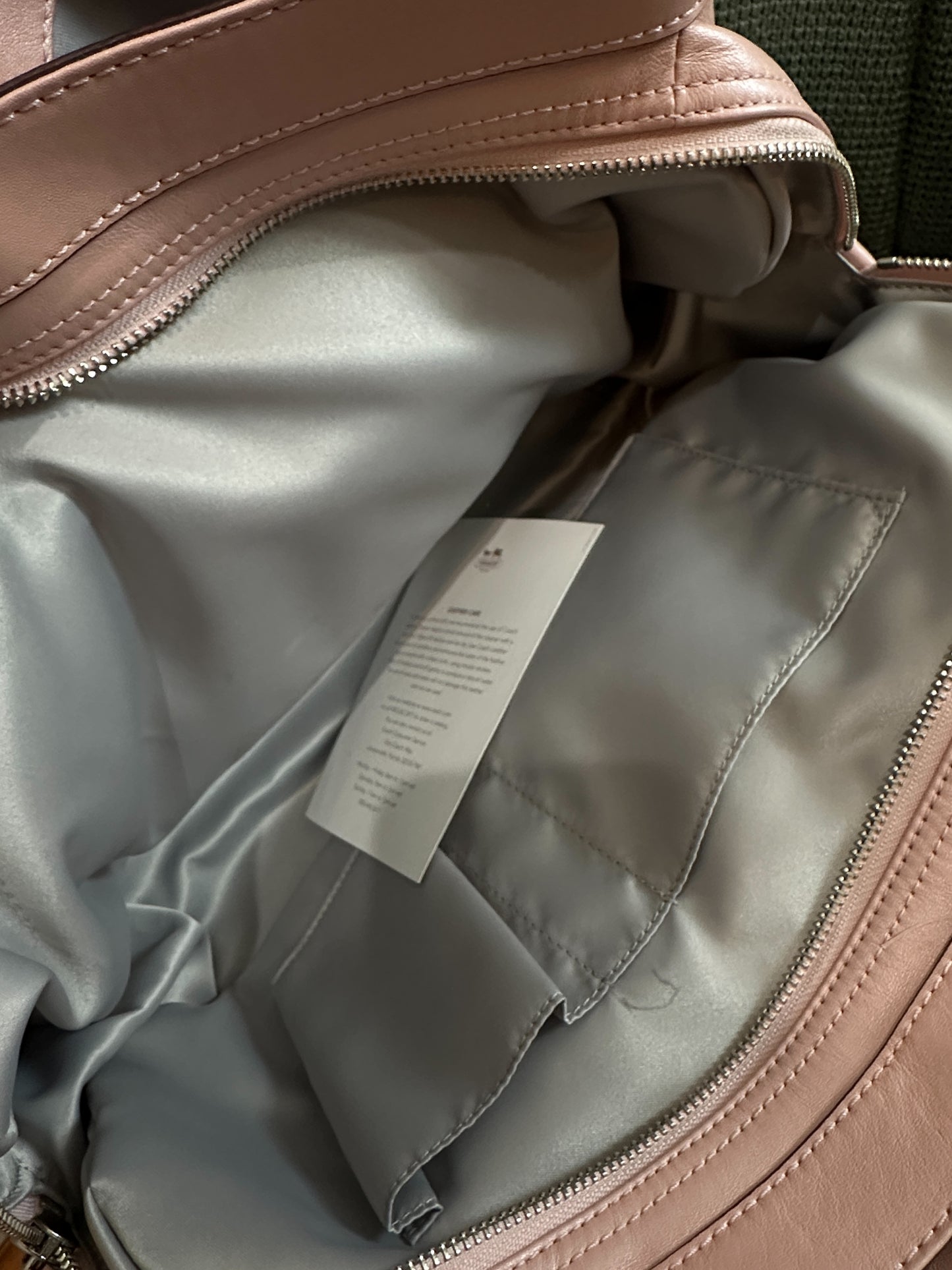 Coach Pastel Pink Shimmer Lexi Tote Bag