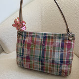 Rare Coach Poppy Multicolored Madras Bag