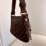 Chocolate Brown Coach Mini Soho Bleeker Bag