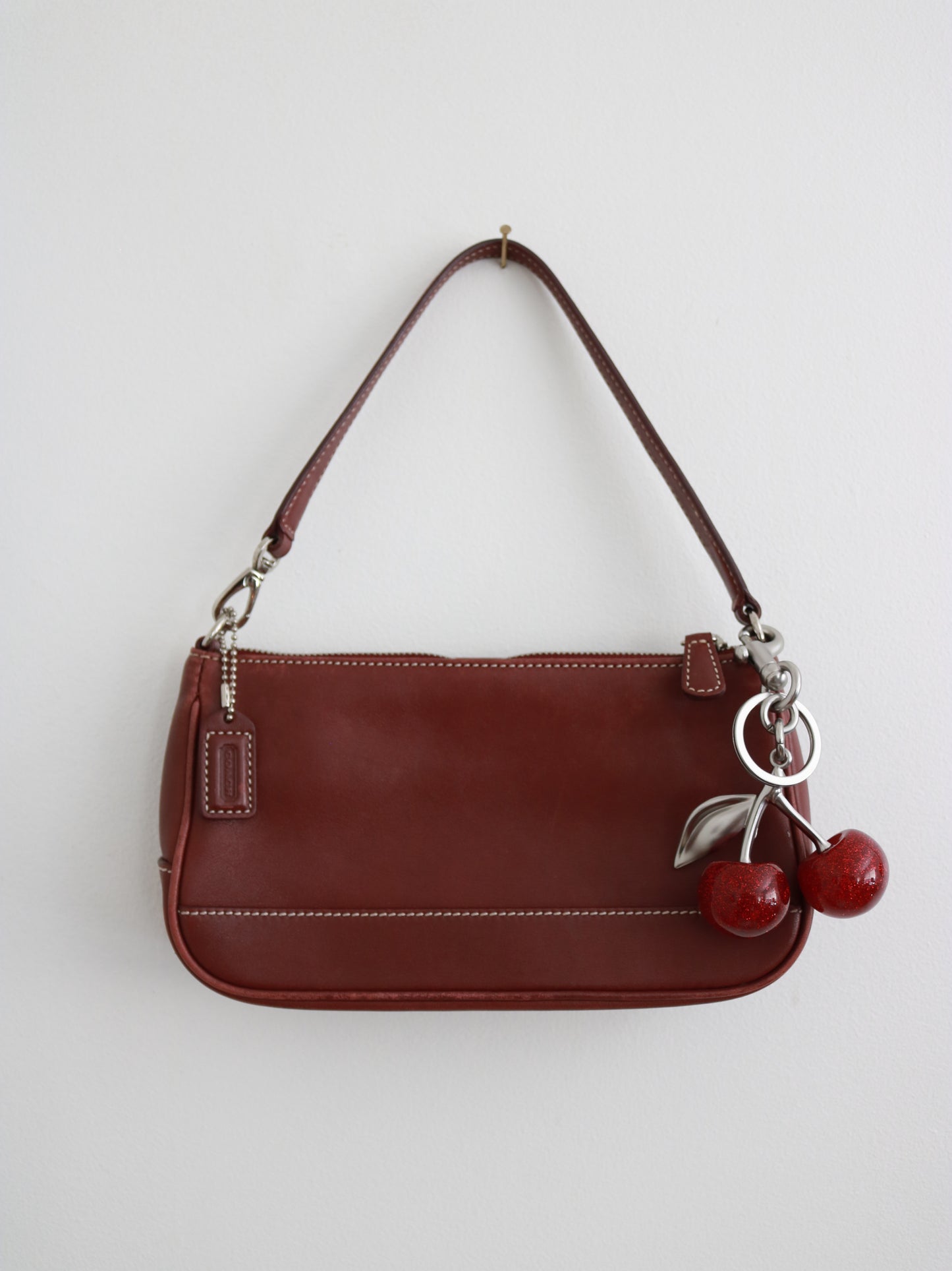 Coach Burgundy Demi Hamptons Bag