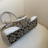 Coach White Canvas Hamptons Carry-All Bag