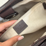 Brown Gucci Guccissima Sukey Tote Bag
