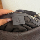 Brown Gucci Guccissima Twins Shoulder Bag