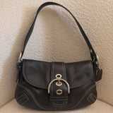 Black Leather Mini Soho Bag