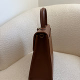 Tan Vintage Coach Madison Biltmore Top Handle Bag