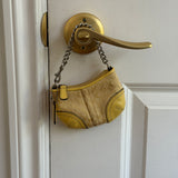 Butter Yellow Coach Mini Hobo Bag Charm