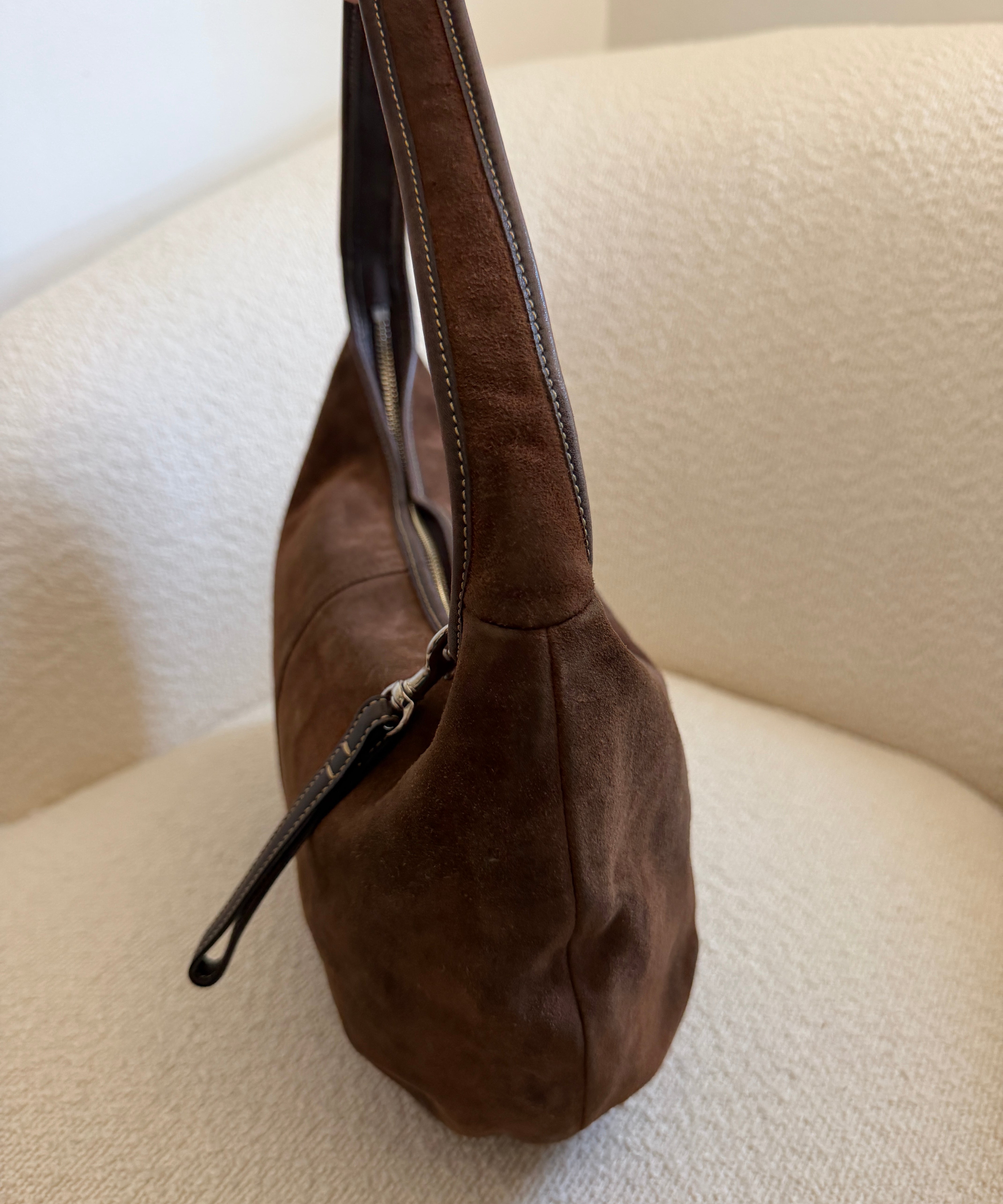 Coach Brown Suede Ergo Hobo Bag