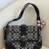 Coach Grey Hamptons Shoulder Bag