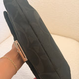 Coach Black Signature Poppy Shoulder Bag
