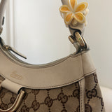 Brown Gucci Mini D-Ring Shoulder Bag