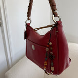 Coach Red Leather Chelsea Shoulder Bag