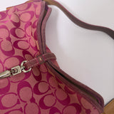 Coach Pink Hamptons Clip Bag