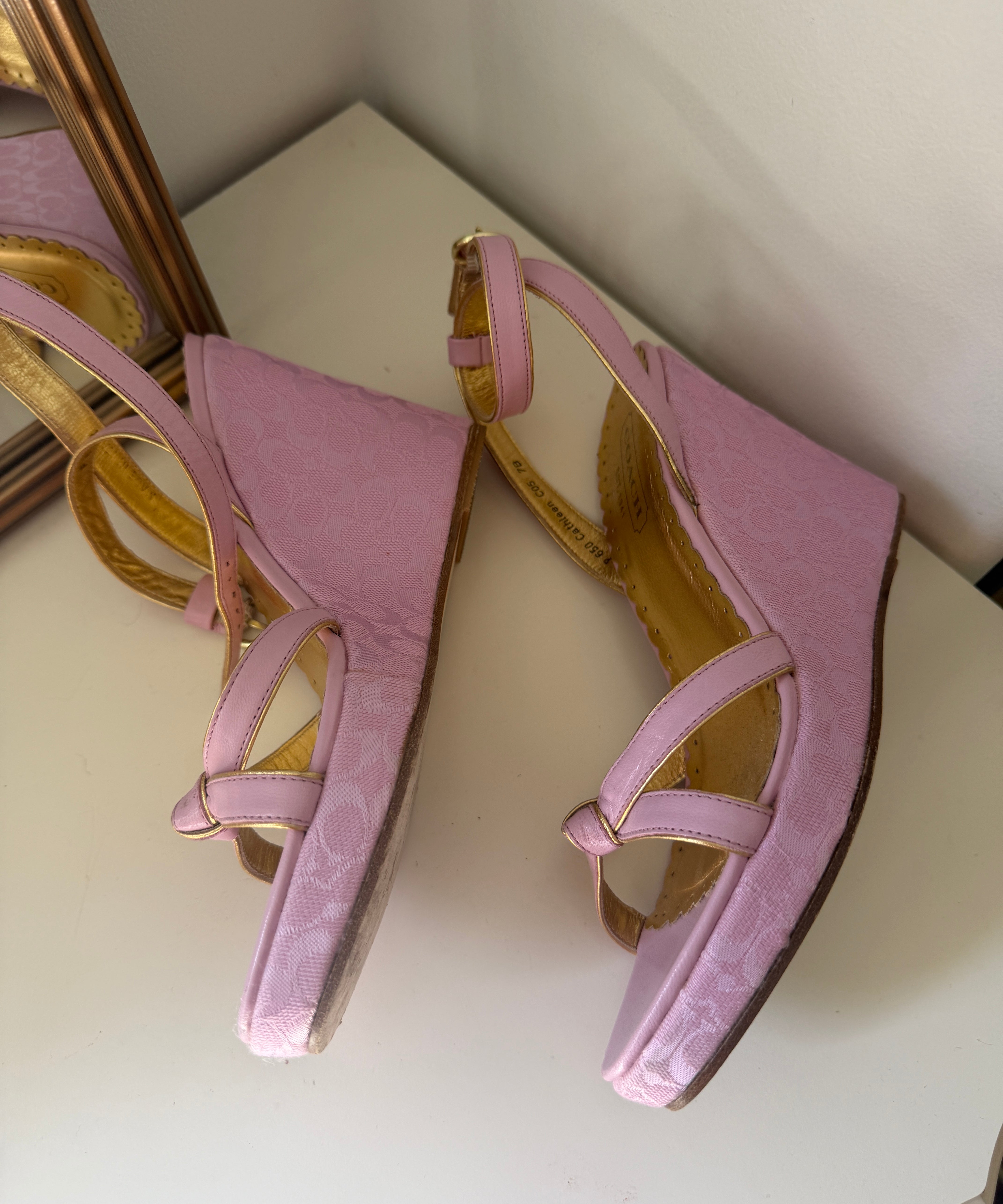 Coach Peep-Toe Cathleen Wedges (7)
