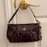 Coach Plum Patent Leather Madison Mini Bag