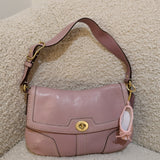 Coach Lilac Turnlock Shoulder Bag
