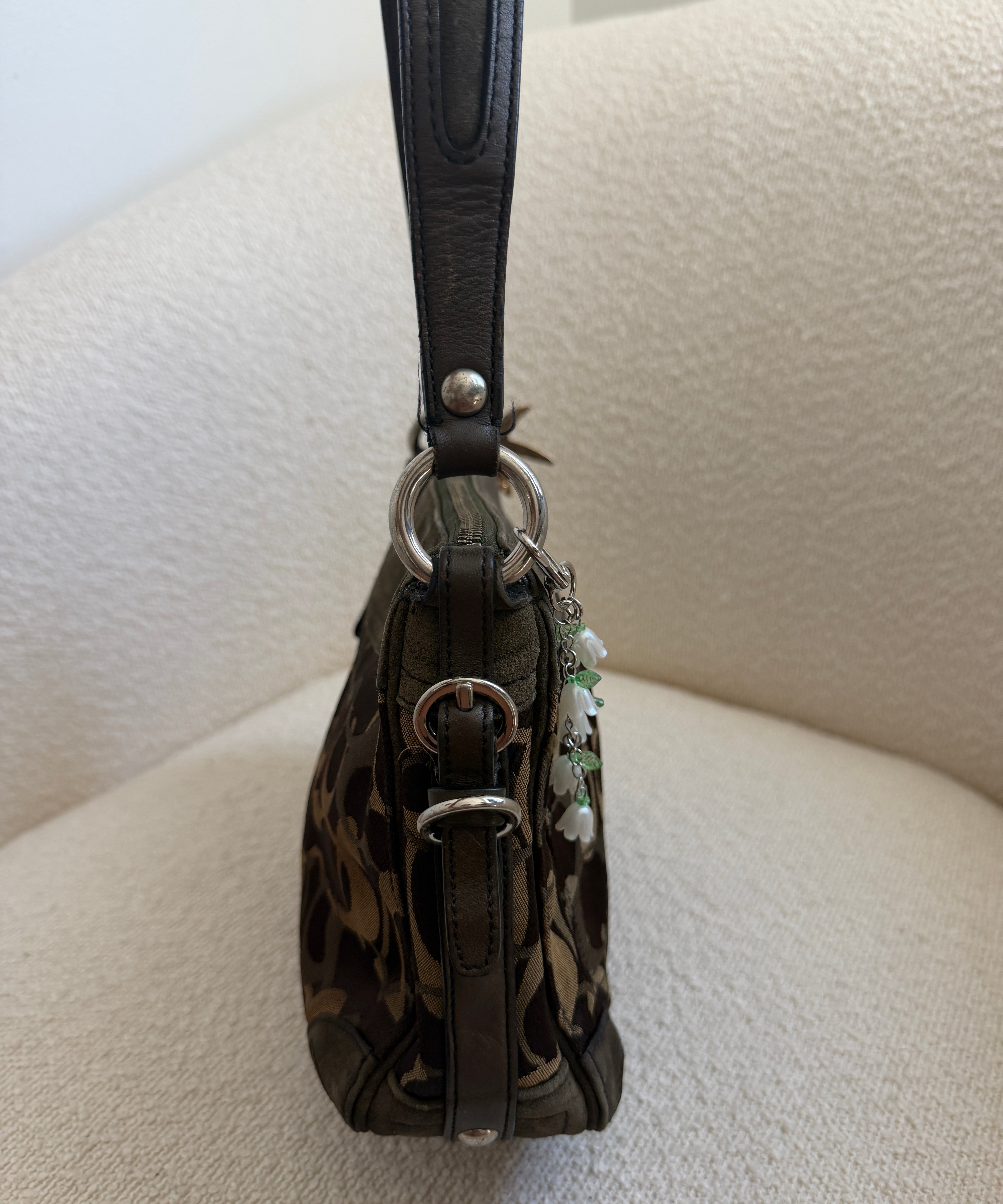 Coach Olive Green Chelsea Shoulder Bag