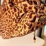 Prada Calf Hair Buckle Bag
