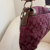 Coach Purple Mini Pleated Soho Bag
