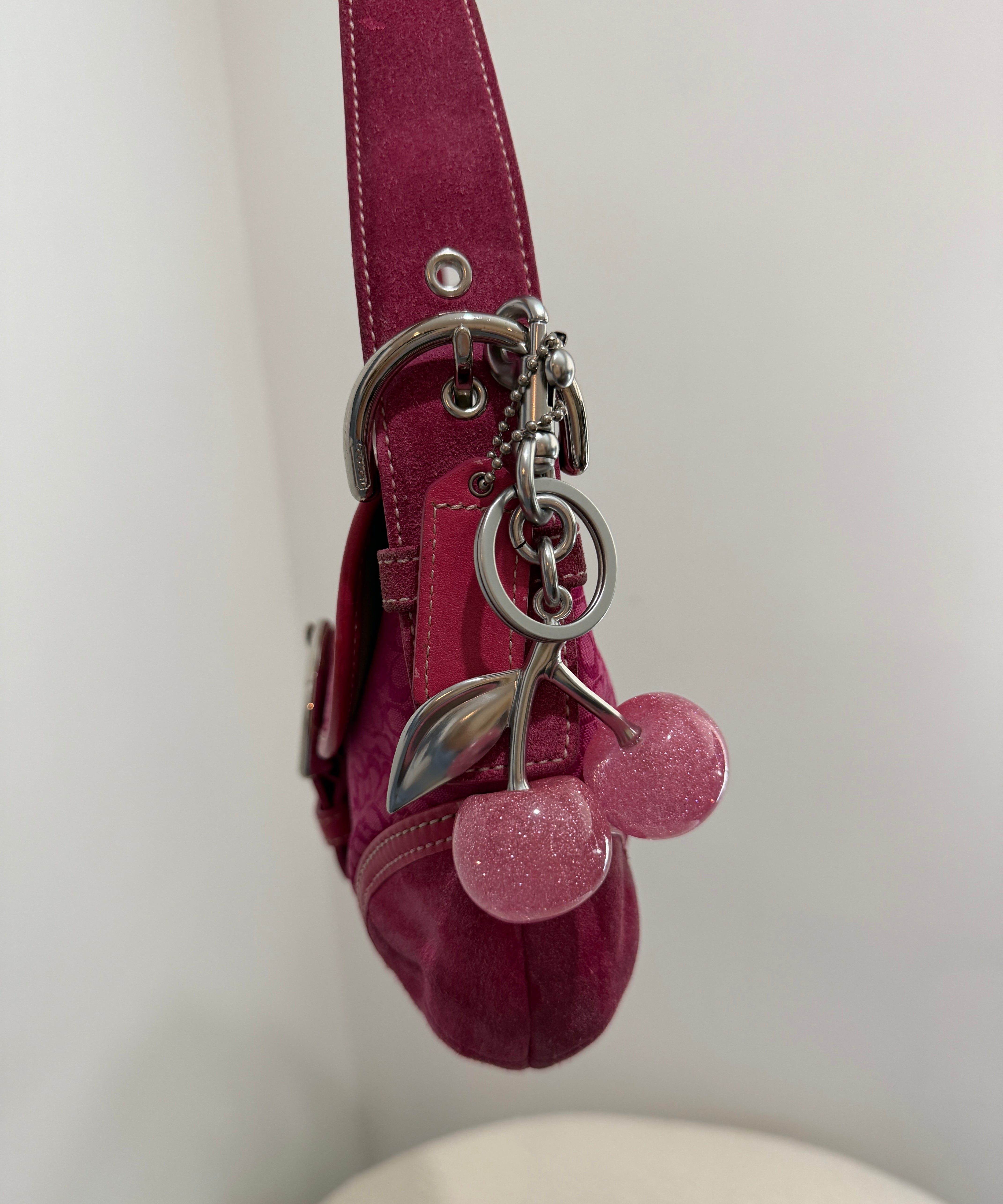 Rare Pink Canvas Mini Soho Bag