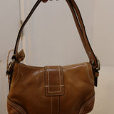 Coach British Tan Leather Mini Soho Bag