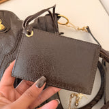 Balenciaga Brown Classic City Mini Leather Gold Hardware Bag